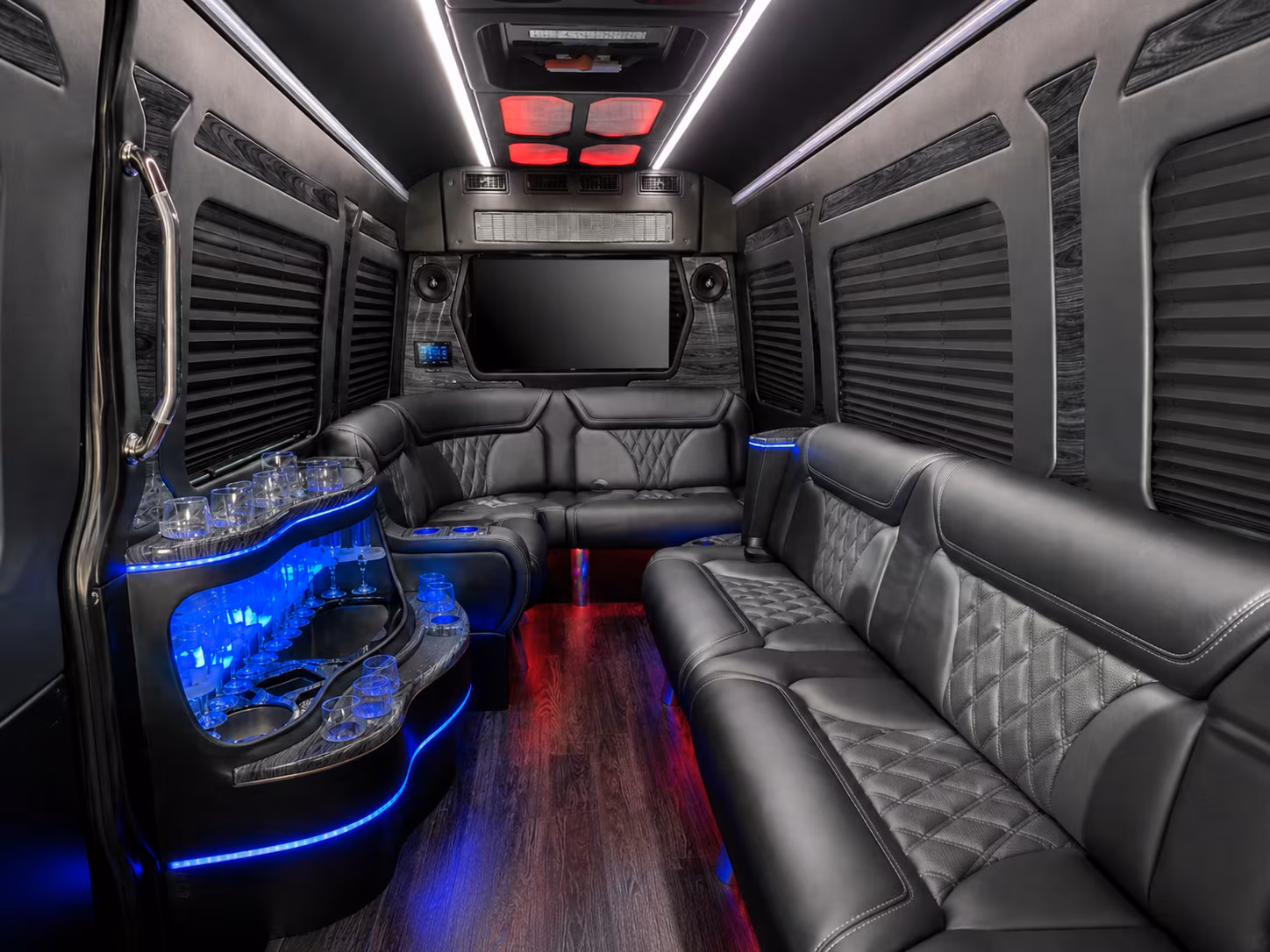 Kansas City Airport Shuttle & Transportation onboard seating