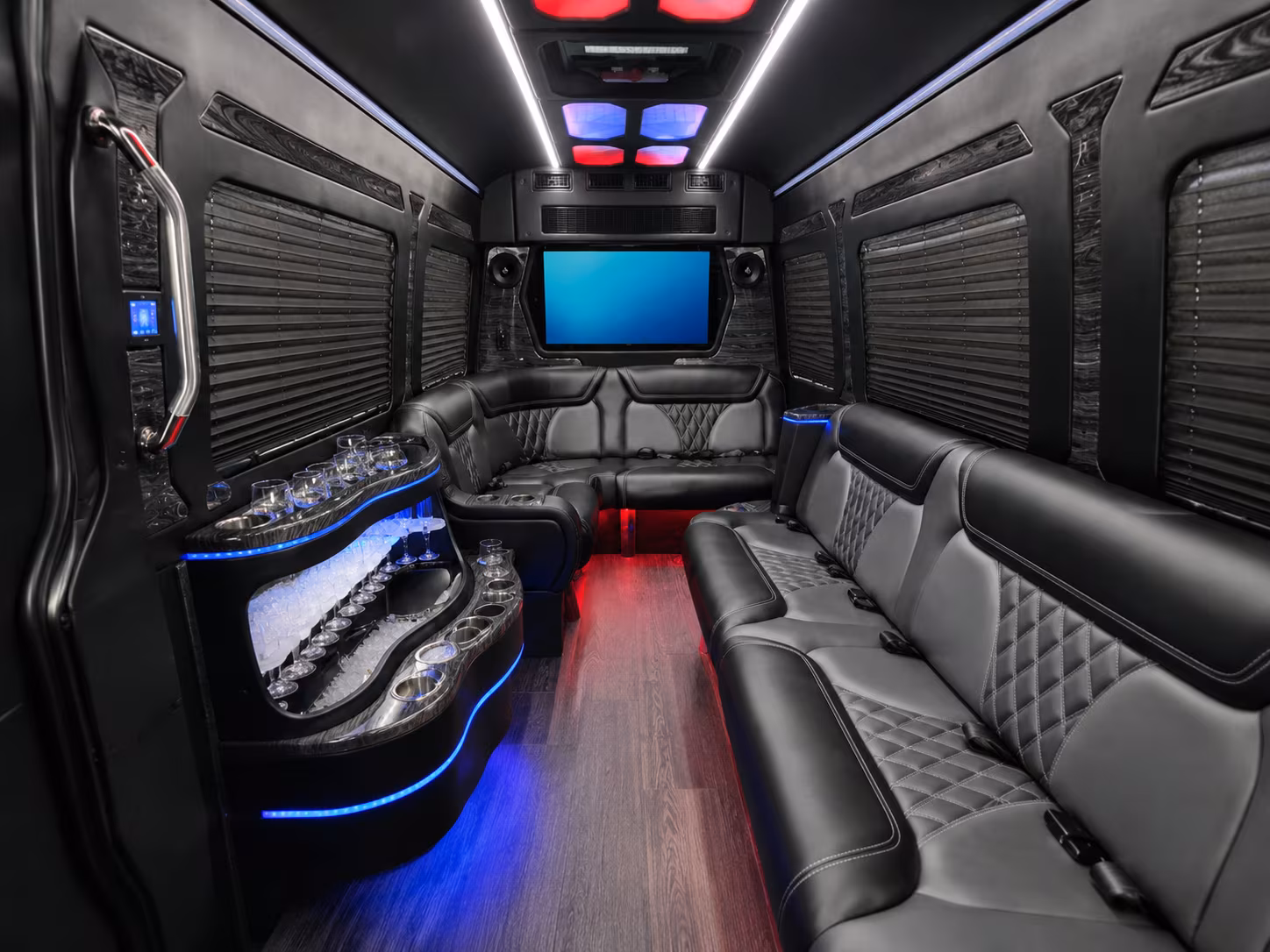 Kansas City Bachelor & Bachelorette Transportation onboard seating