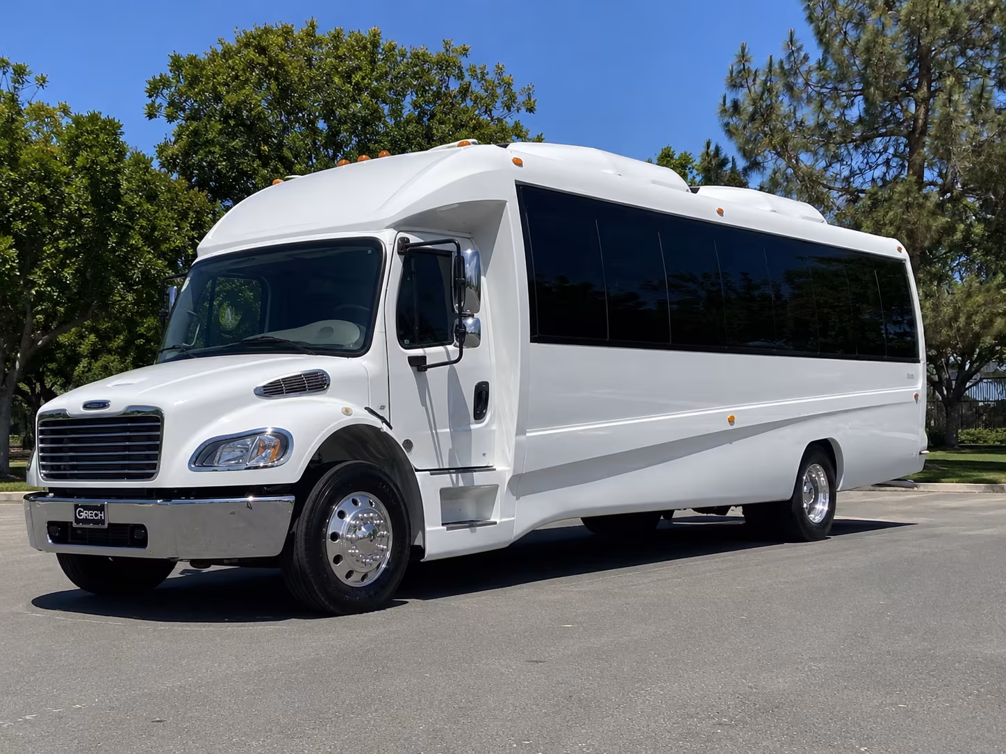 Kansas City Private Event Transportation party bus exterior