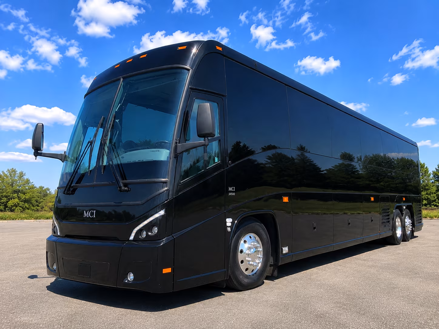 Kansas City Private Event Transportation party bus exterior