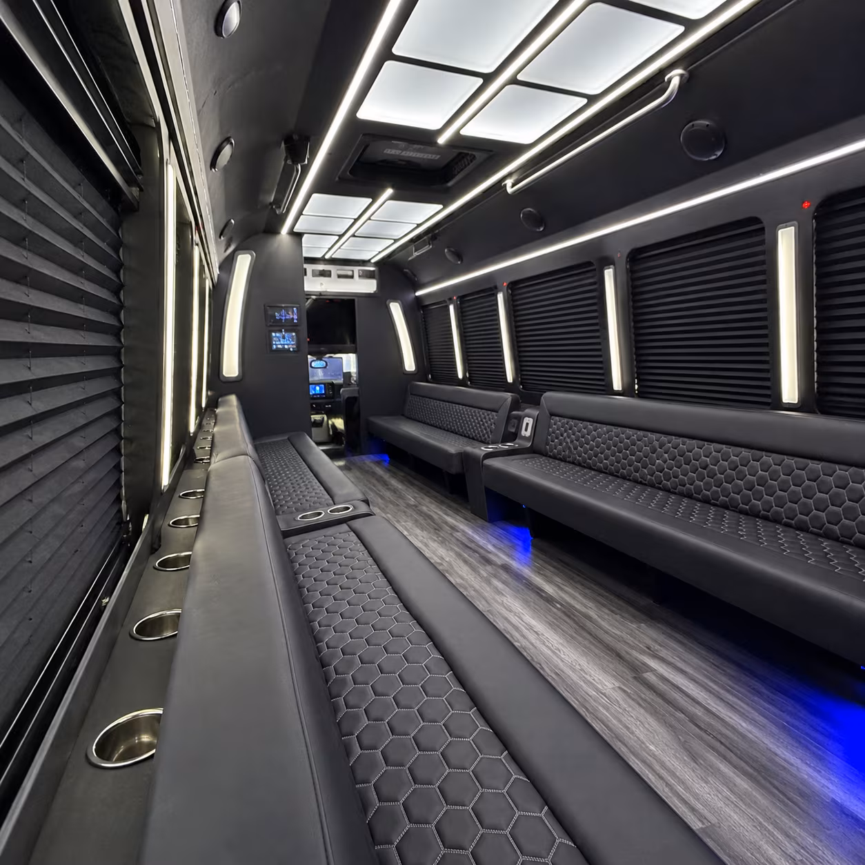 Kansas City Private Event Transportation party bus exterior
