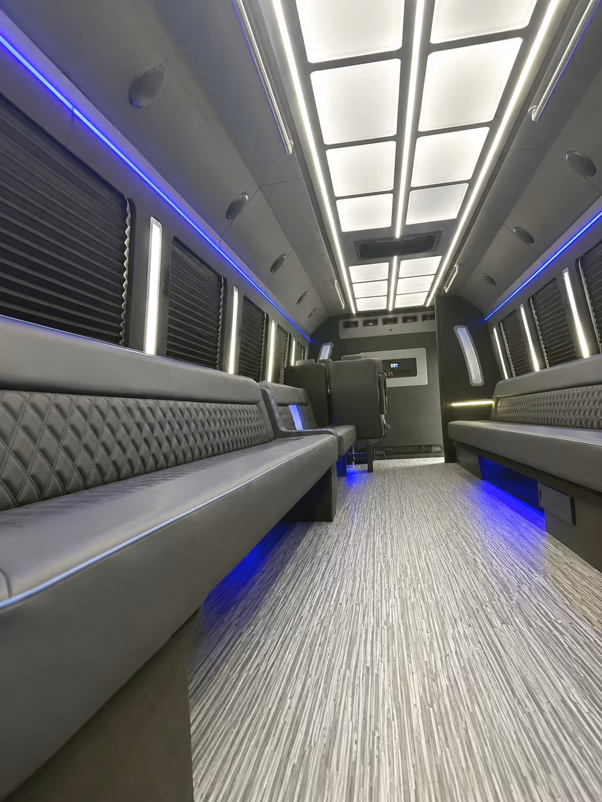 Kansas City Prom & Homecoming Transportation party bus interior