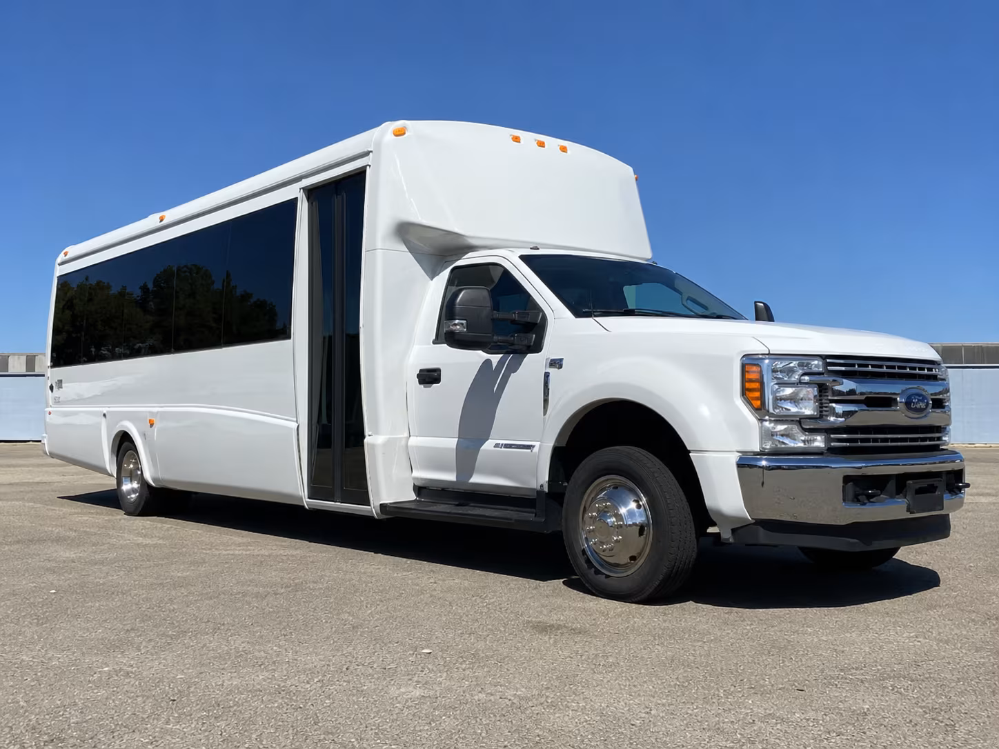 Kansas City Sporting Event Transportation party bus exterior
