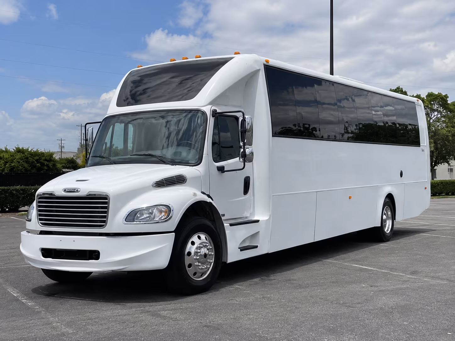 Kansas City Sporting Event Transportation party bus exterior