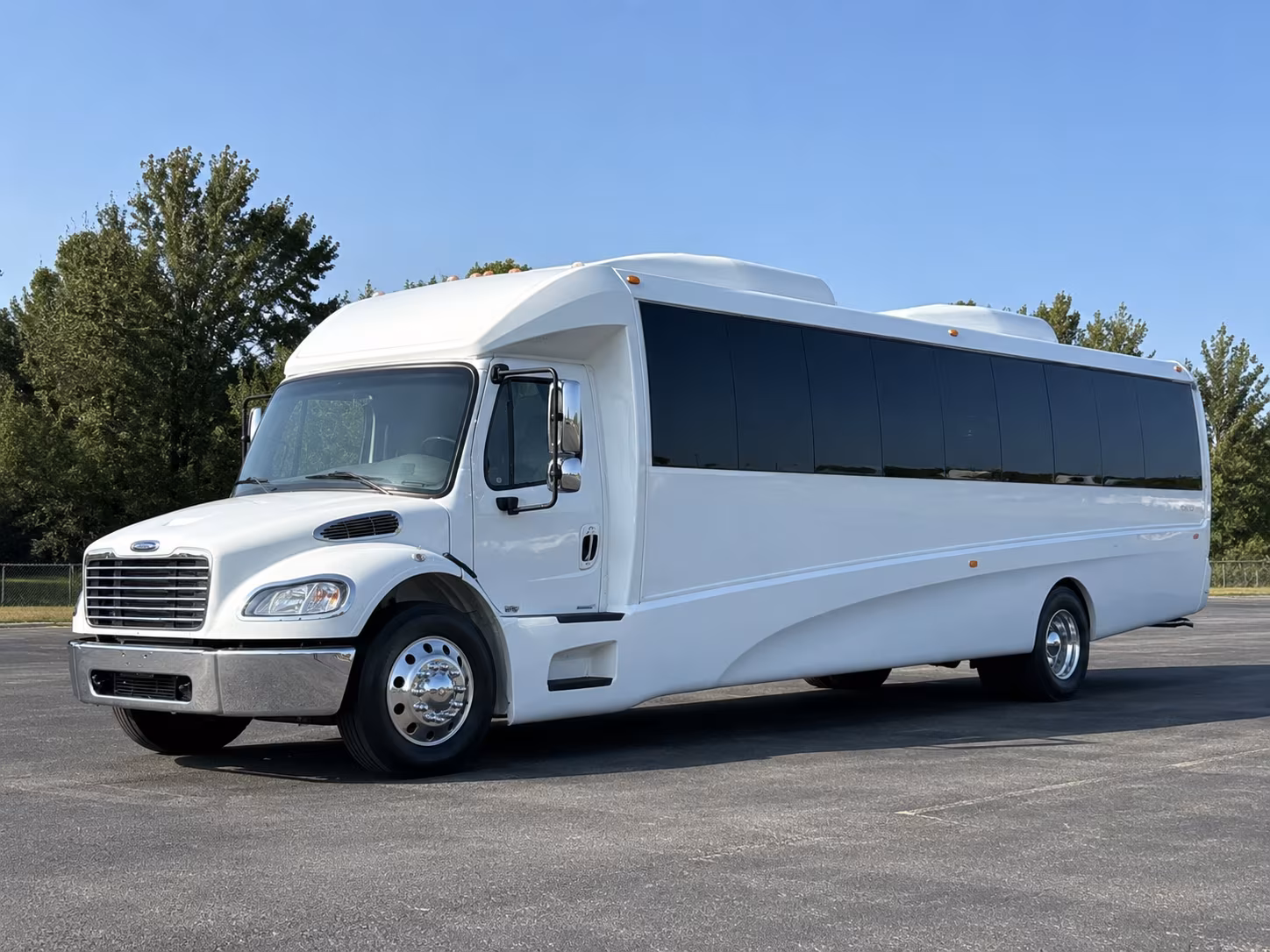 Kansas City Sporting Event Transportation party bus exterior