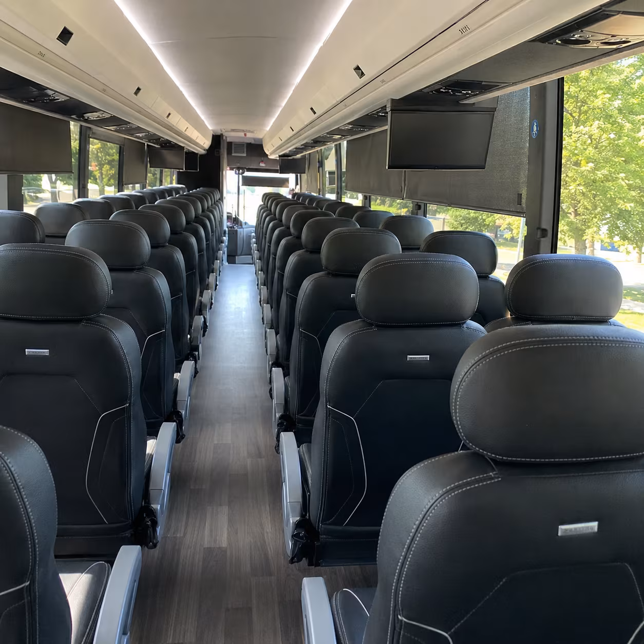 Kansas City Sporting Event Transportation party bus exterior