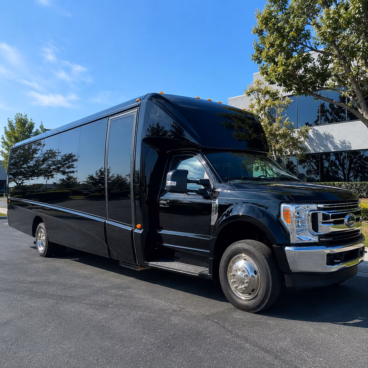 Kansas City Wedding Transportation party bus interior