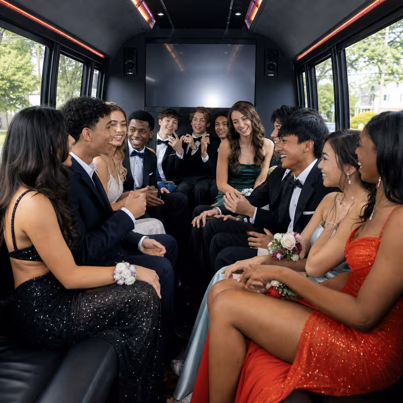 Kansas City Prom & Homecoming Transportation fleet vehicle