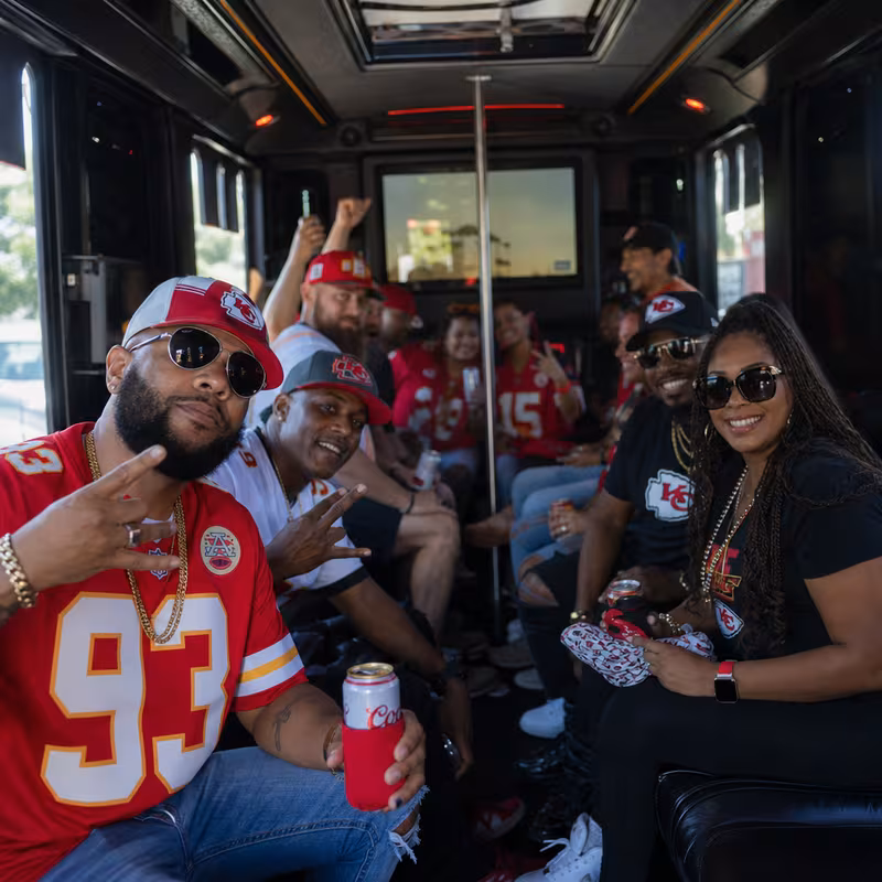 Kansas City Sporting Event Transportation fleet vehicle